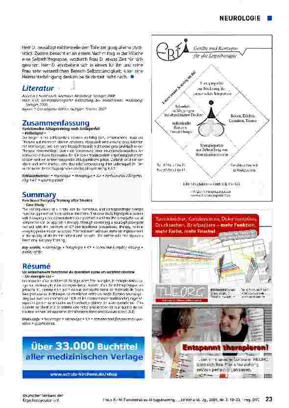 Vorschauseite 6: Funktionelles Alltagstraining nach Schlaganfall