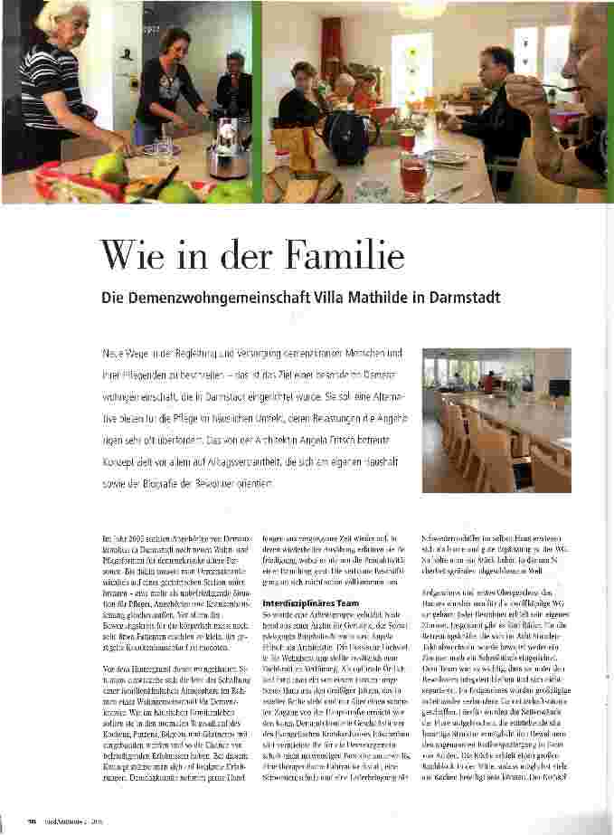 Vorschauseite 1: Wie in der Familie