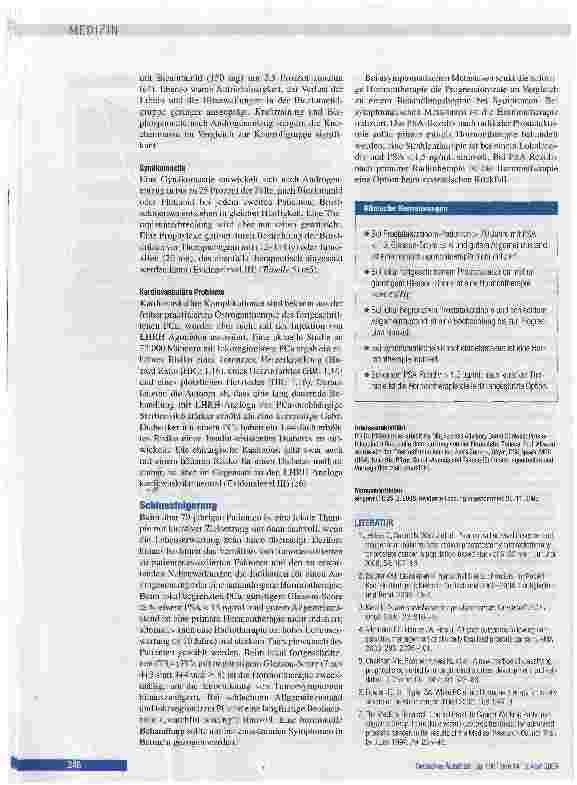 Vorschauseite 5: Hormontherapie des Prostatakarzinoms im Alter