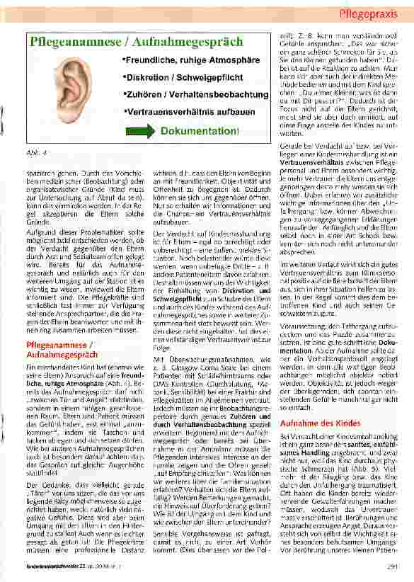 Vorschauseite 4: Kindesmisshandlung im Berufsalltag von Pflegenden