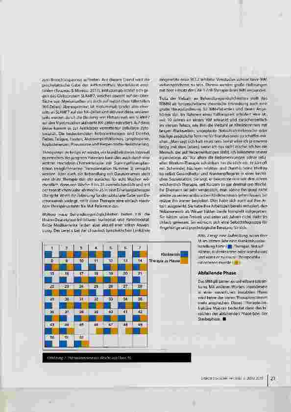 Vorschauseite 5: Das Multiple Myelom - eine chronische Erkrankung