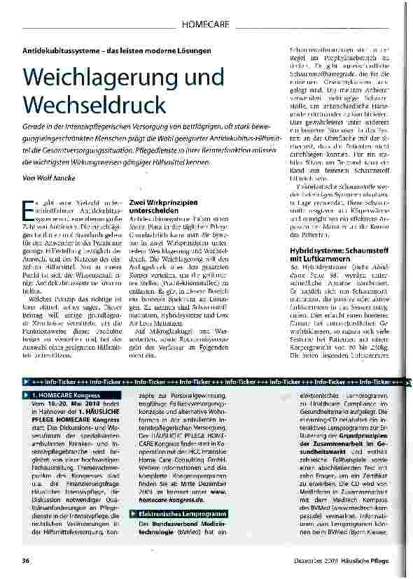 Vorschauseite 1: Weichlagerung und Wechseldruck