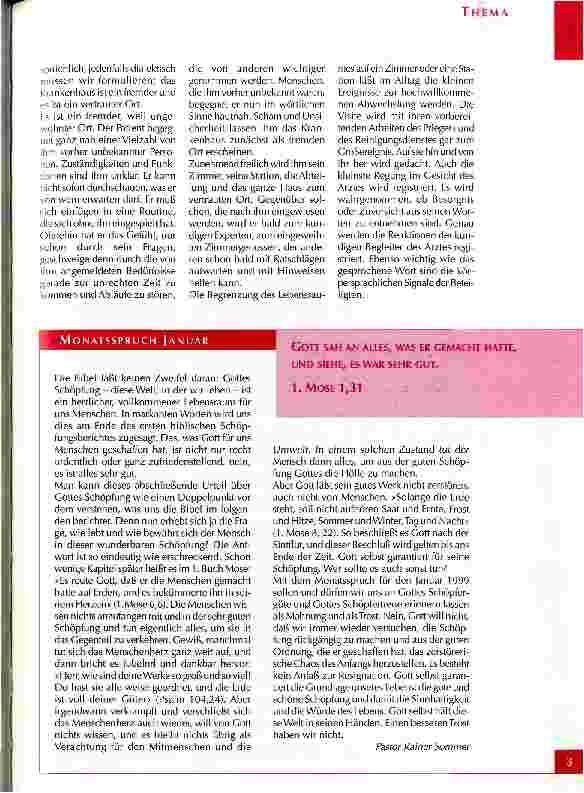 Vorschauseite 2: Das Evangelische Krankenhaus - ein zuhause auf Zeit