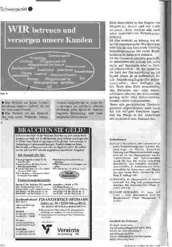 Vorschauseite 4: Hat die Pflege in der Anästhesie noch eine Zukunft?