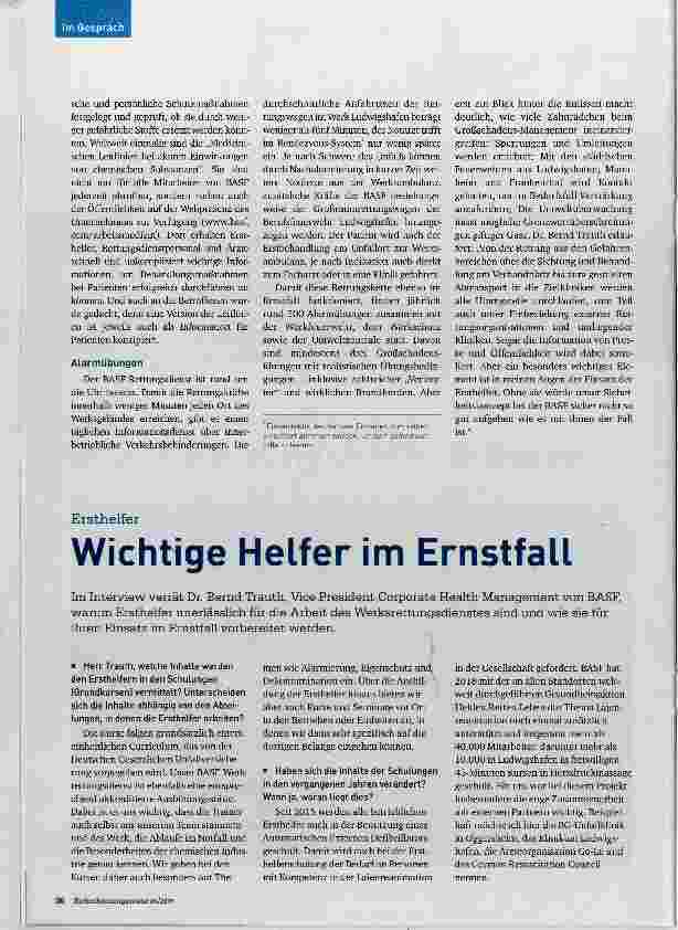 Vorschauseite 3: In der Rettungskette müssen alle Glieder funktionieren