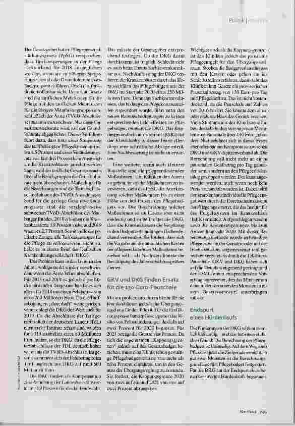 Vorschauseite 2: Pflexit-Endspurt Da ist was schiefgelaufen