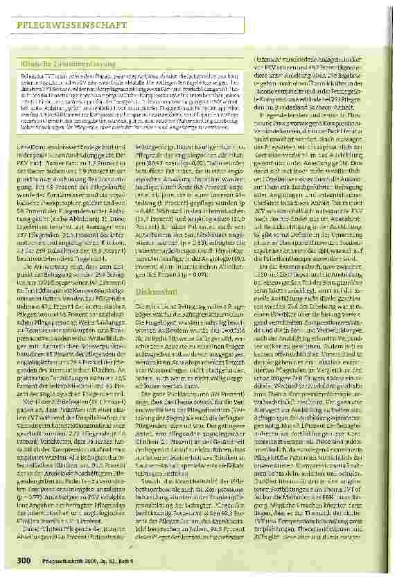Vorschauseite 5: Das Wissen Pflegender zur Kompressionstherapie