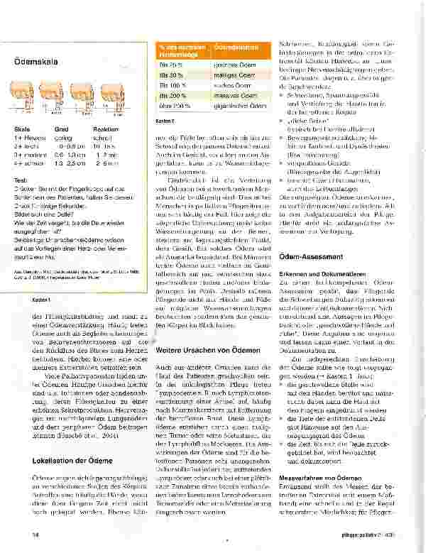 Vorschauseite 2: ÖDEME - ein Begleitsymptom