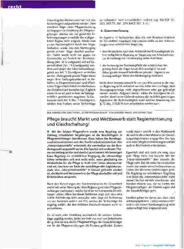 Vorschauseite 3: Interpretationshilfe zur Feststellung der ortsüblichen Vergütung