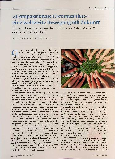 Vorschauseite 1: "Compassionate Communities" - eine weltweite Bewegung mit Zukunft