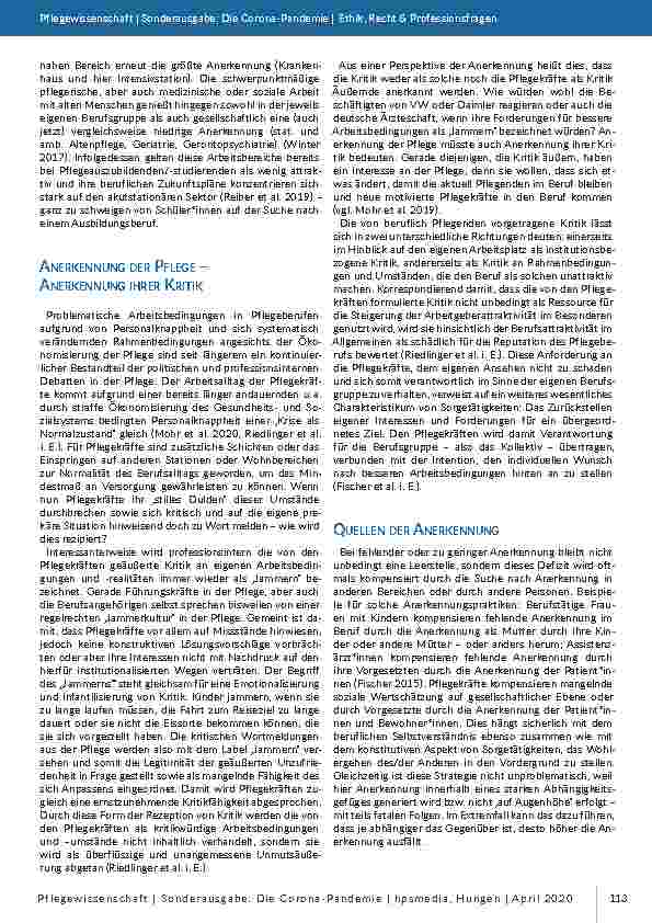Vorschauseite 2: Applaus, Applaus für Dein stilles Dulden… Variationen über das Thema „Anerkennung“