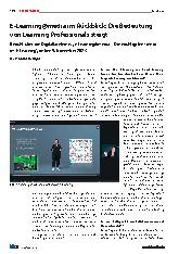 Vorschauseite 1: E-Learning@media im Rückblick: Die Bedeutung von Learning Professionals steigt