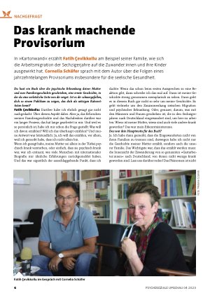 Vorschauseite 1: Das krank machende Provisorium