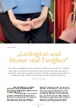 Vorschauseite 1: Leichtigkeit und Humor sind Türöffner.