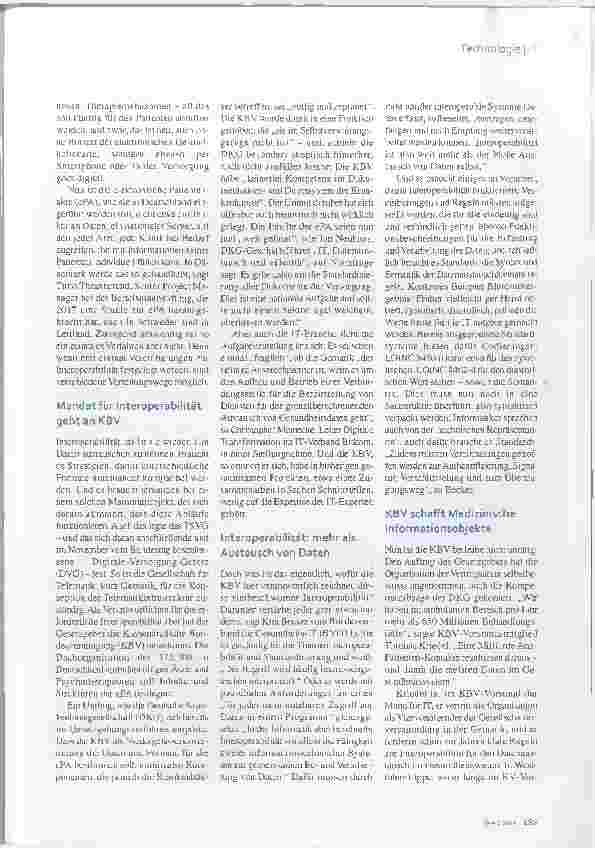Vorschauseite 2: Elektronische Patientenakte. Gutes Benehmen.