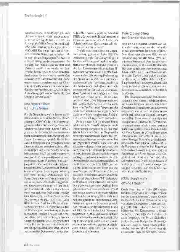 Vorschauseite 3: Elektronische Patientenakte. Gutes Benehmen.