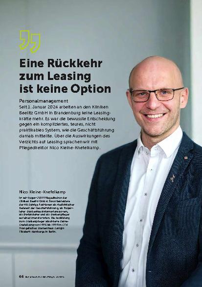 Vorschauseite 1: Eine Rückkehr zum Leasing ist keine Option