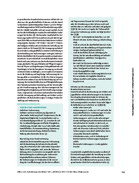 Vorschauseite 2: Pflegerische Interventionen in der Akutphase brandverletzter Kinder und Jugendlicher