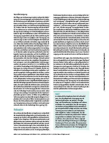 Vorschauseite 6: Pflegerische Interventionen in der Akutphase brandverletzter Kinder und Jugendlicher