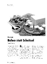 Vorschauseite 1: Fleischersatz Bohne statt Schnitzel