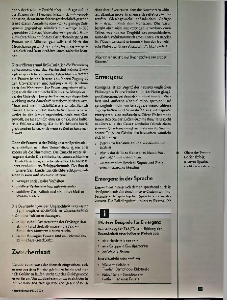 Vorschauseite 4: Das stete Wachsen und aktuelle (So-)Sein unseres Gehirns als Organisationsgrundlage einer friedlichen Koexistenz der Arten untereinander und mit der Natur.