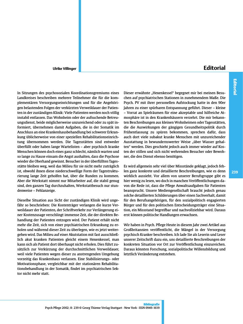Vorschauseite 1: Editorial
