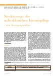Vorschauseite 1: Strukturen in der außerklinischen Intensivpflege – eine Versorgungsanalyse