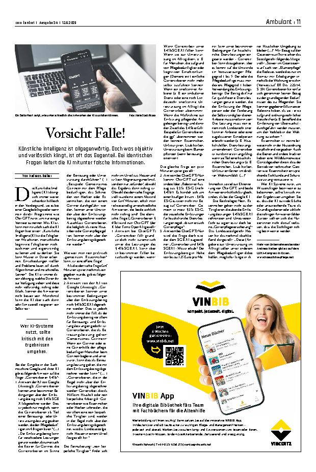 Vorschauseite 1: Vorsicht Falle!