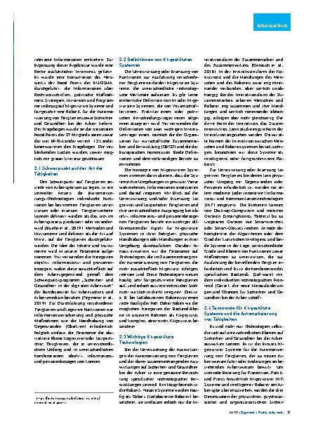 Vorschauseite 2: Fortgeschrittene Robotik, künstliche Intelligenz und Automatisierung von Tätigkeiten