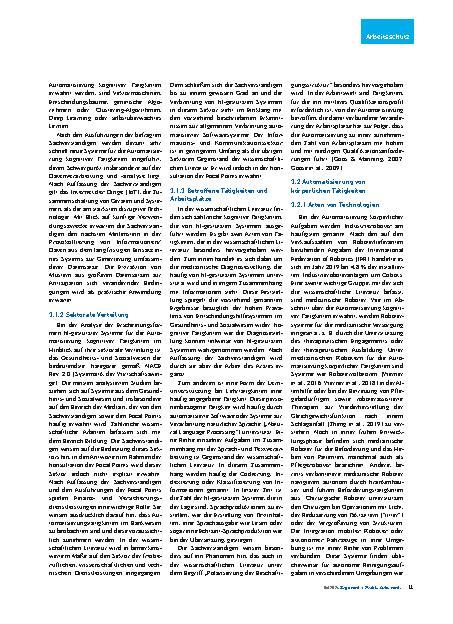 Vorschauseite 4: Fortgeschrittene Robotik, künstliche Intelligenz und Automatisierung von Tätigkeiten