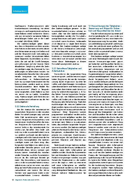 Vorschauseite 5: Fortgeschrittene Robotik, künstliche Intelligenz und Automatisierung von Tätigkeiten