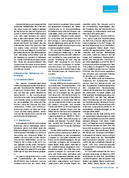 Vorschauseite 6: Fortgeschrittene Robotik, künstliche Intelligenz und Automatisierung von Tätigkeiten