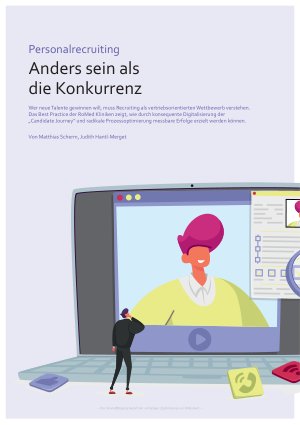 Vorschauseite 1: Personalrecruiting Anders sein als die Konkurrenz