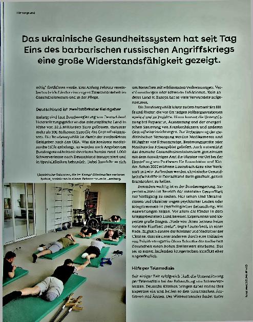 Vorschauseite 3: Gesundheitssystem in Not.