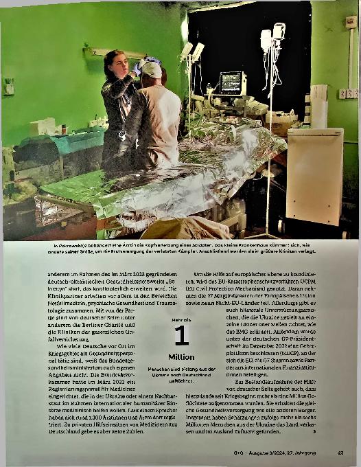 Vorschauseite 4: Gesundheitssystem in Not.