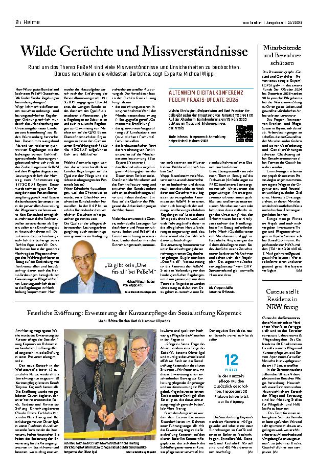 Vorschauseite 1: Wilde Gerüchte und Missverständnisse