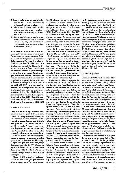 Vorschauseite 3: Ständige Impfkommission: Institutioneller Rahmen, Methodik, gesellschaftspolitische Herausforderungen und Reformbedarf