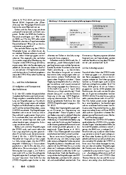 Vorschauseite 4: Ständige Impfkommission: Institutioneller Rahmen, Methodik, gesellschaftspolitische Herausforderungen und Reformbedarf