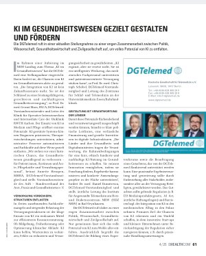 Vorschauseite 1: KI im Gesundheitswesen gezielt gestalten und fördern
