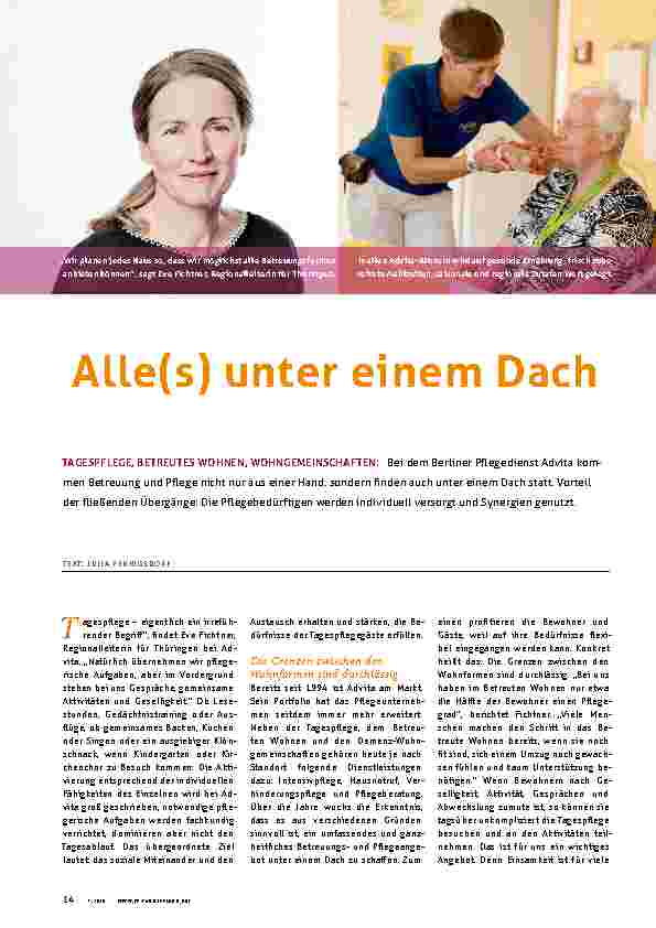 Vorschauseite 1: Alles unter einem Dach