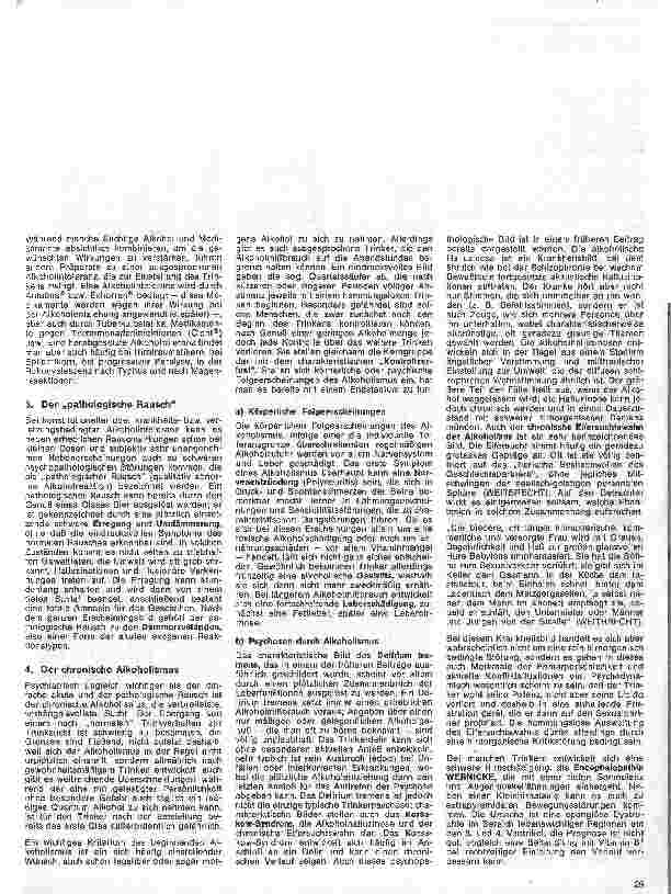 Vorschauseite 2: Die Schwester in der Psychiatrie 24. Folge: Alkoholismus
