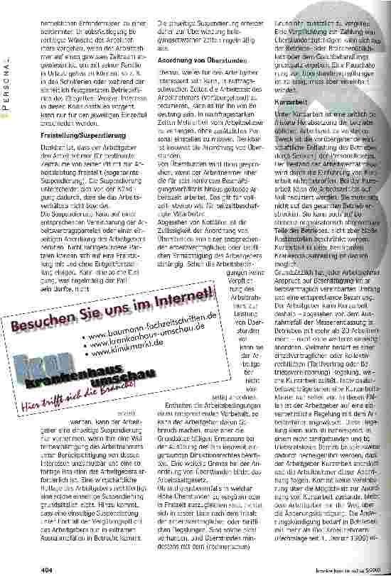 Vorschauseite 2: Personalkosten optimieren... ...mit Hilfe arbeitsrechtlicher Instrumentarien