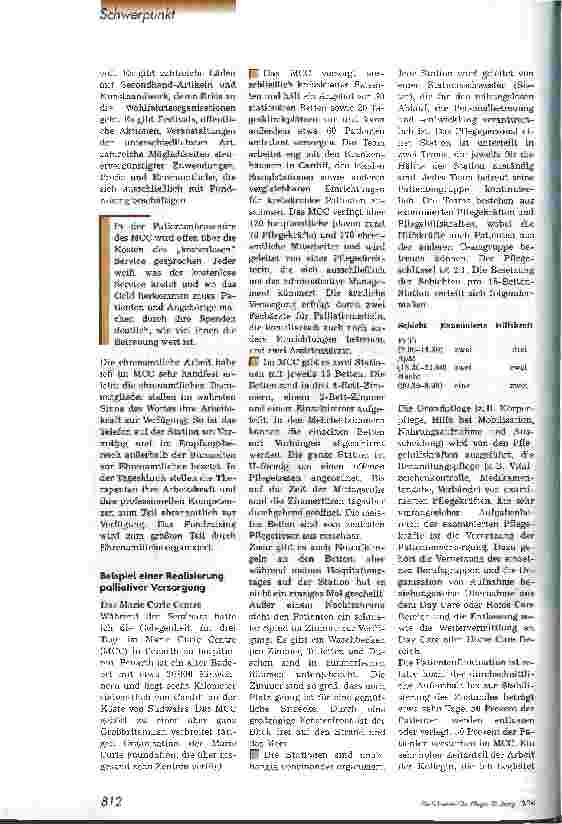 Vorschauseite 3: Hospice and Palliative Care in Großbritannien Bericht über ein Studienseminar
