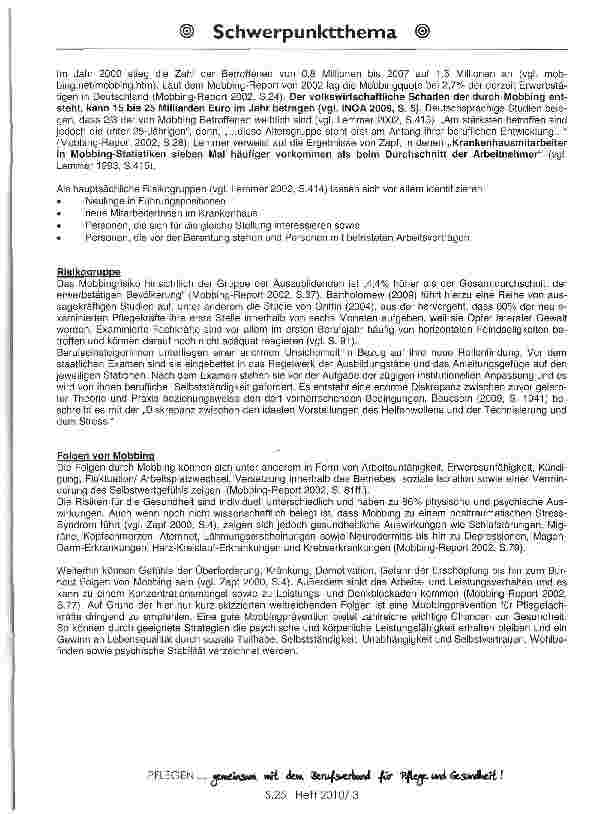 Vorschauseite 2: Mobbingfrei im Pflegeteam