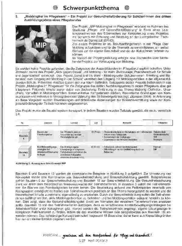 Vorschauseite 4: Mobbingfrei im Pflegeteam