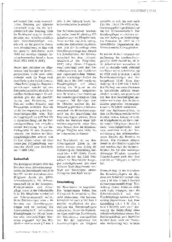 Vorschauseite 2: Personalgestellung durch eine Schwesternschaft