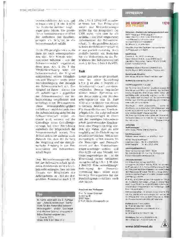 Vorschauseite 3: Personalgestellung durch eine Schwesternschaft