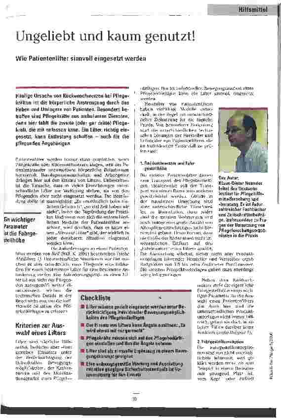 Vorschauseite 1: Ungeliebt und kaum genutzt!