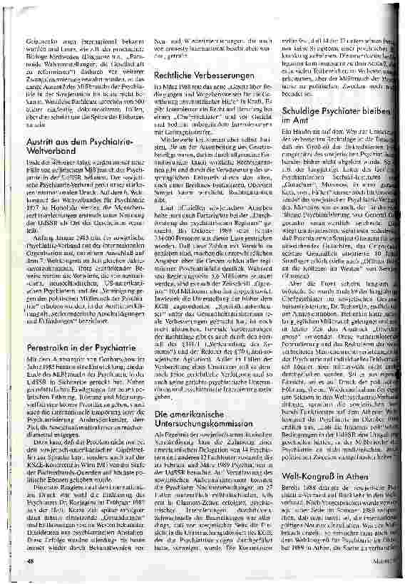 Vorschauseite 2: Diagnose Reformwahn - Psychiatriemißbrauch in der Sowjetunion