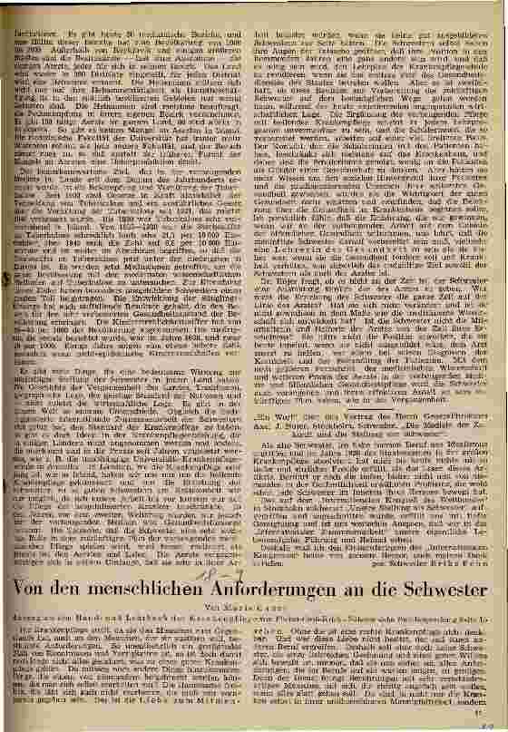 Vorschauseite 2: Die Medizin der Zukunft und die Stellung der Schwester